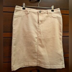 Style & Co Khaki Skirt